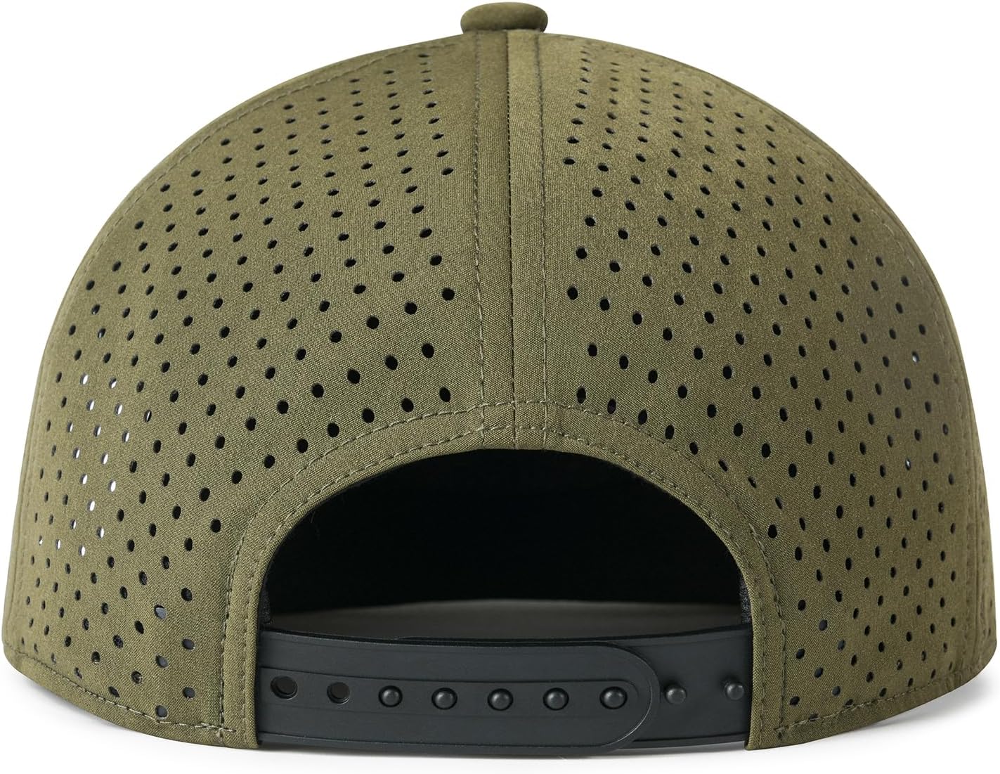 FEINION Men Laser Mesh Flat Brim Snapback Baseball Cap