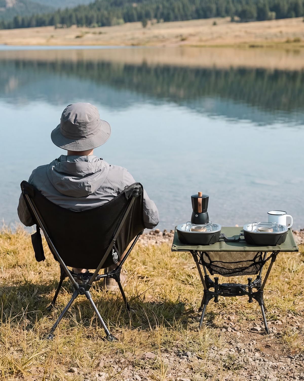 Gonex Portable Camping Table, Lightweight Foldable Camp Side Table
