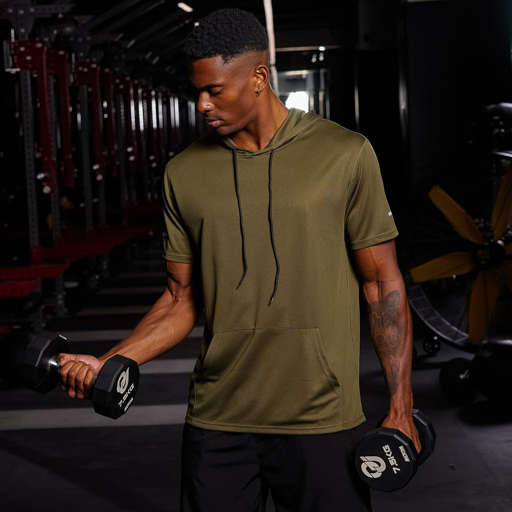 frueo Men's 1/3 Pack Workout Shirts Quick Dry Mesh Athletic T-Shirts