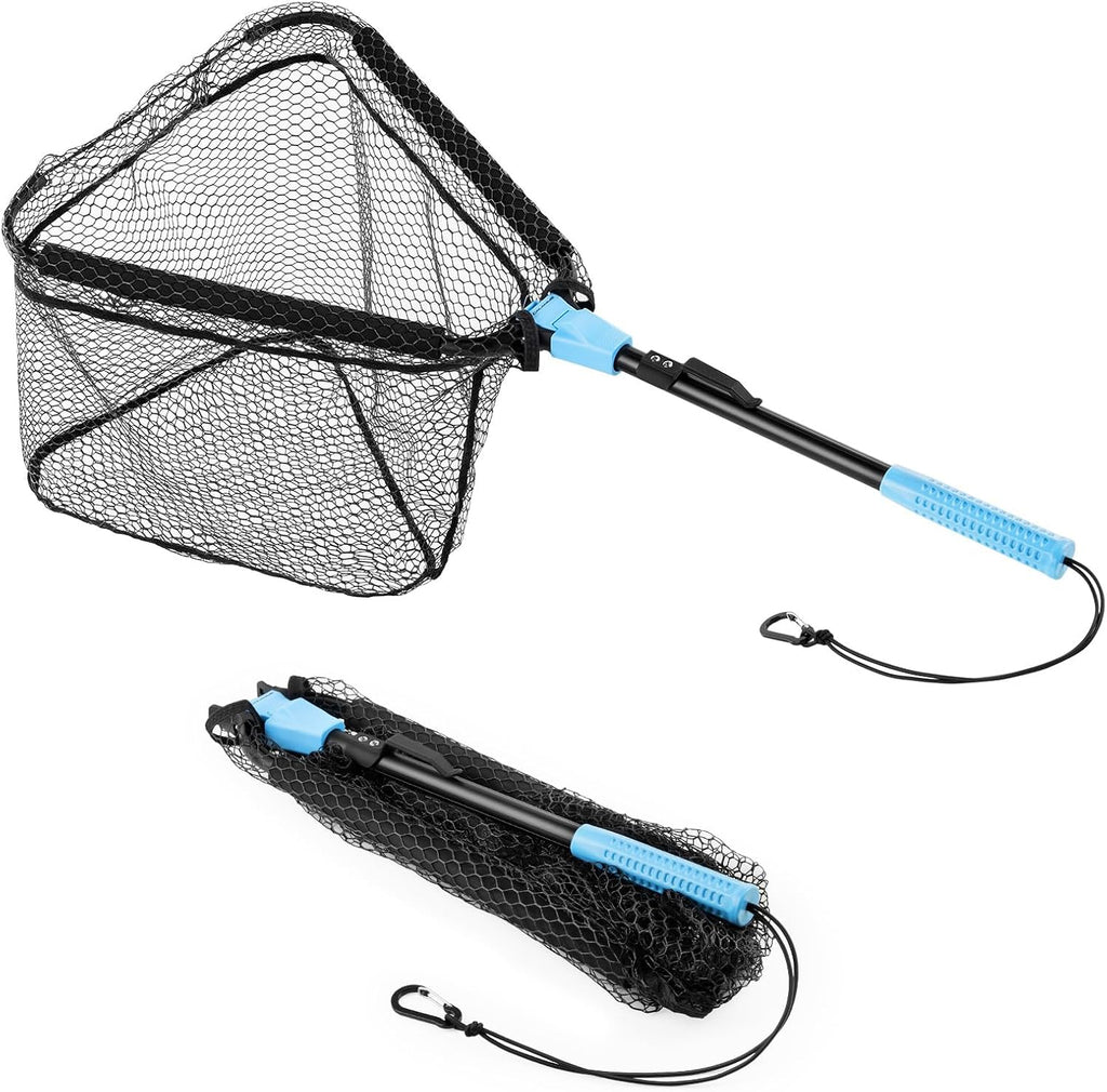 Calamus Triangle Fishing Net with Non-Slip Elastomer Handle