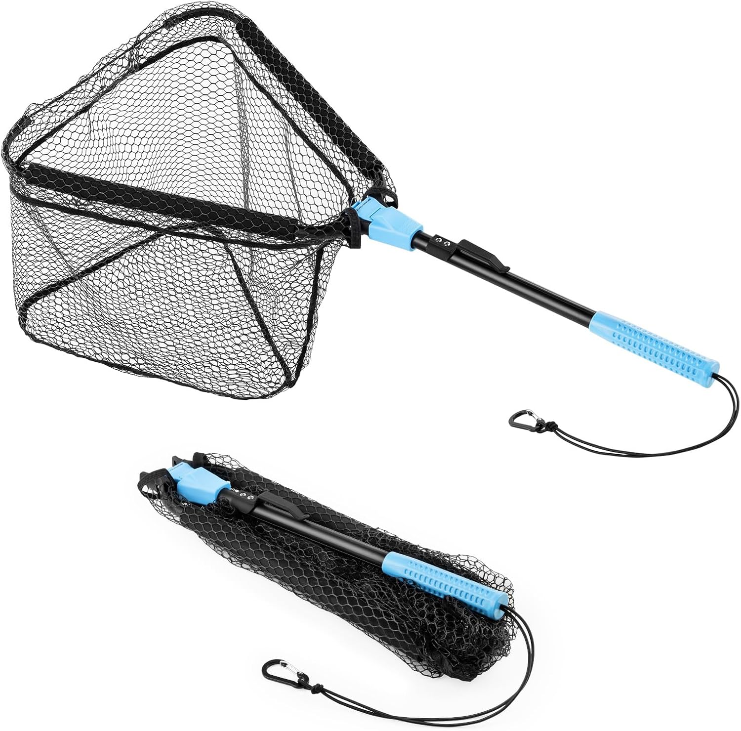 Calamus Triangle Fishing Net with Non-Slip Elastomer Handle