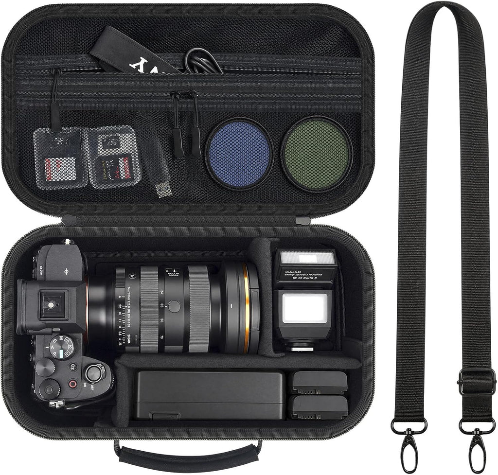 Camera Case for Canon EOS Rebel T7/R50/R100/for Sony a7iv/Mirrorless