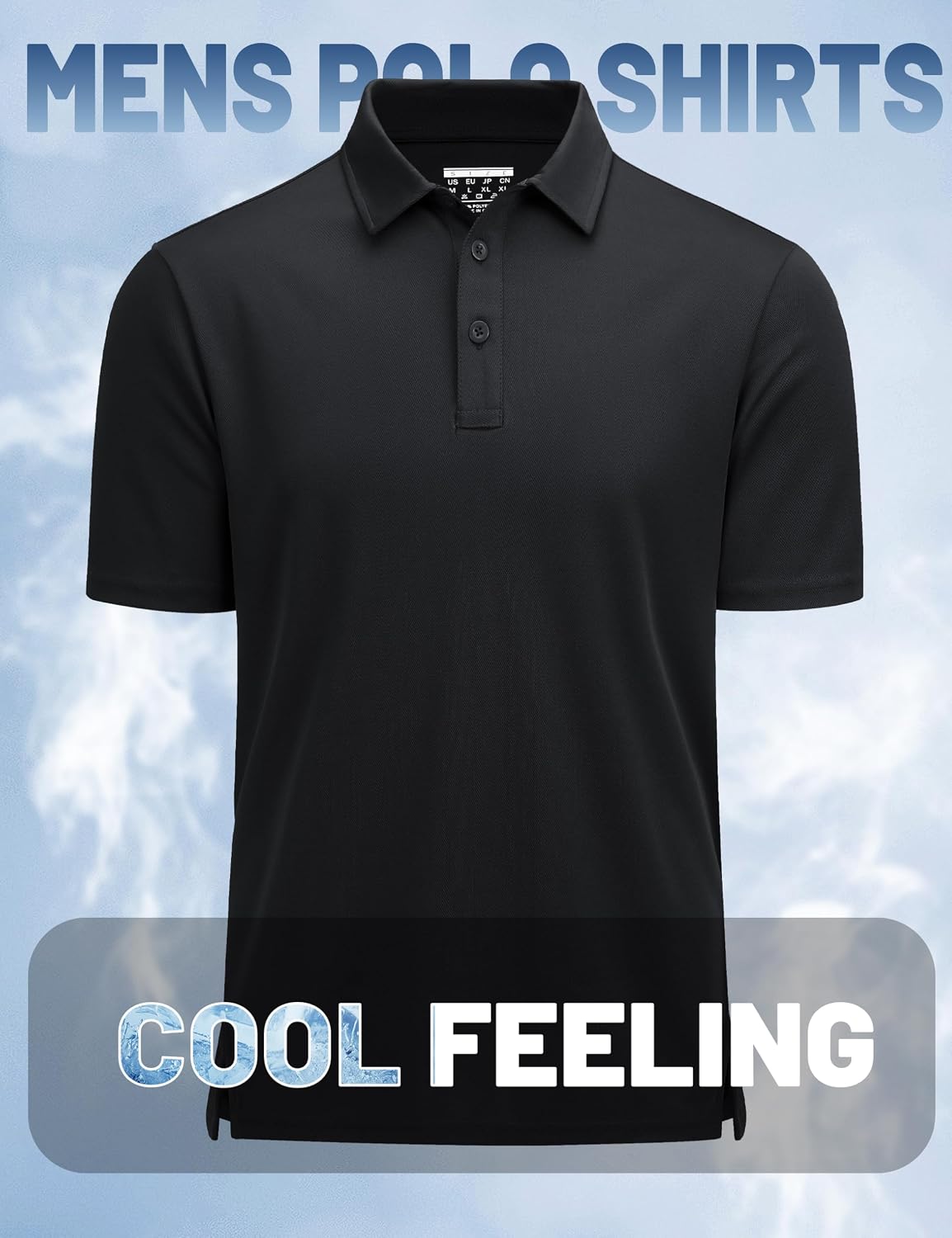 MAGCOMSEN Men's Polo Shirts Short Sleeve Golf Quick Dry Collared Moisture Wicking Athletic Performance Polos