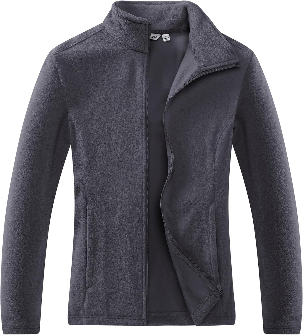 Outdoor Ventures Women's Lightweight Warm Polar Fleece Jacket Zip Up