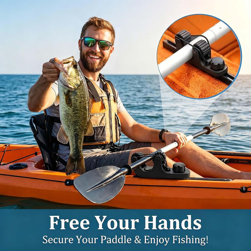 Kayak Paddle Holder,Kayak Track Mount Accessories,Space-Saving
