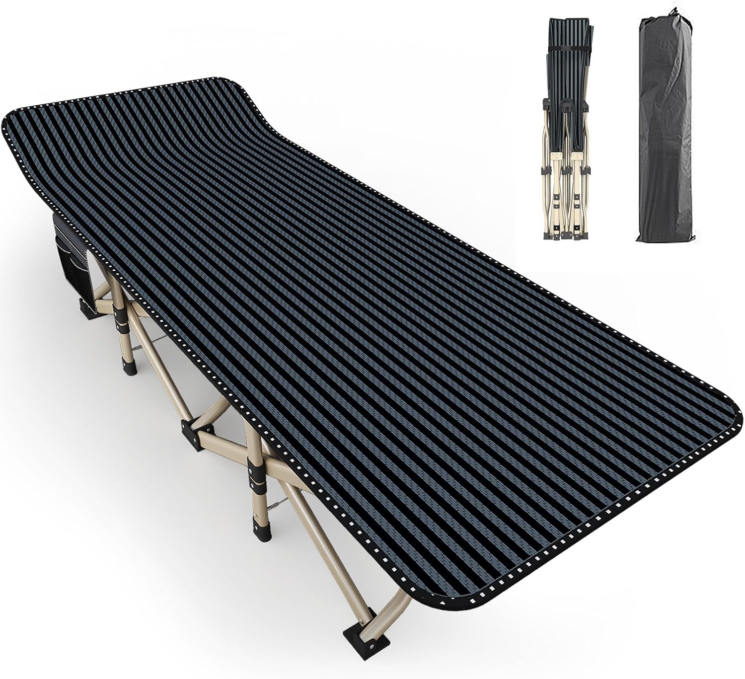 ATORPOK Camping Cot for Adults Comfortable, Tent Folding Cot for Sleeping