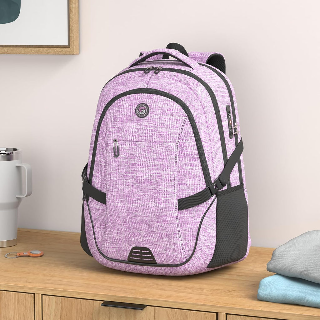 SHRRADOO Travel Laptop Backpack for Men Women, College High Schoolbag