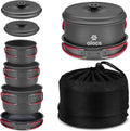 ALOCS Camping Cookware Set Camping Gear Compact Camping Pots and Pans Set