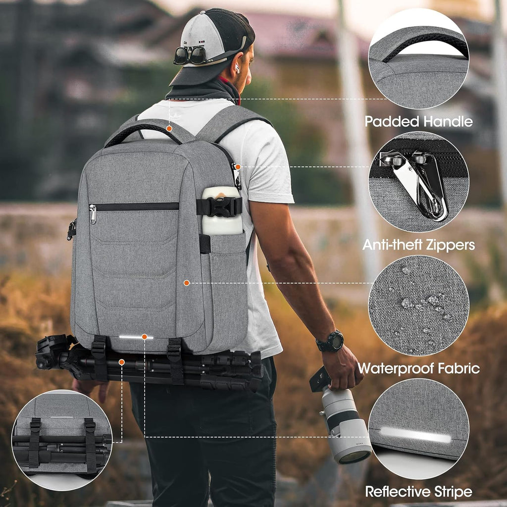 SDYSM Camera Bag Backpack Professional for DSLR SLR Mirrorless Camera