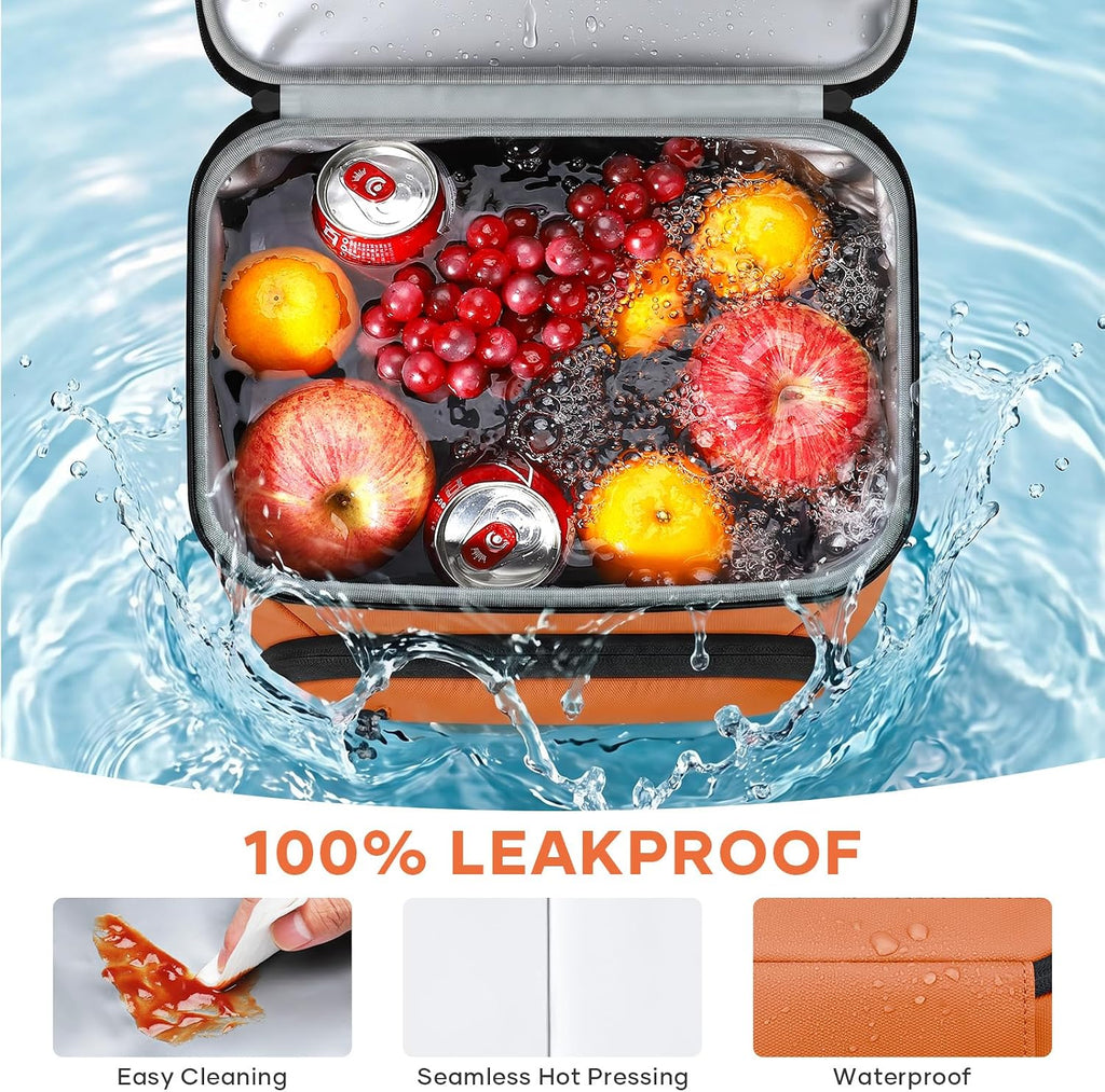 RealCool Insulated Cooler Backpack, 33 Can Leakproof Soft Camping Bag