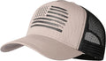 Baseball Cap, American Flag Trucker Hat for Men Women, Breathable Adjustable Fit Outdoor Mesh Snapback Hats