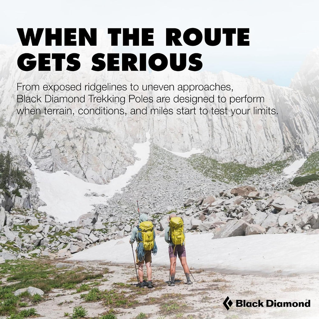 BLACK DIAMOND Trail Trekking Poles (Pair), Lightweight, Aluminum, Hiking