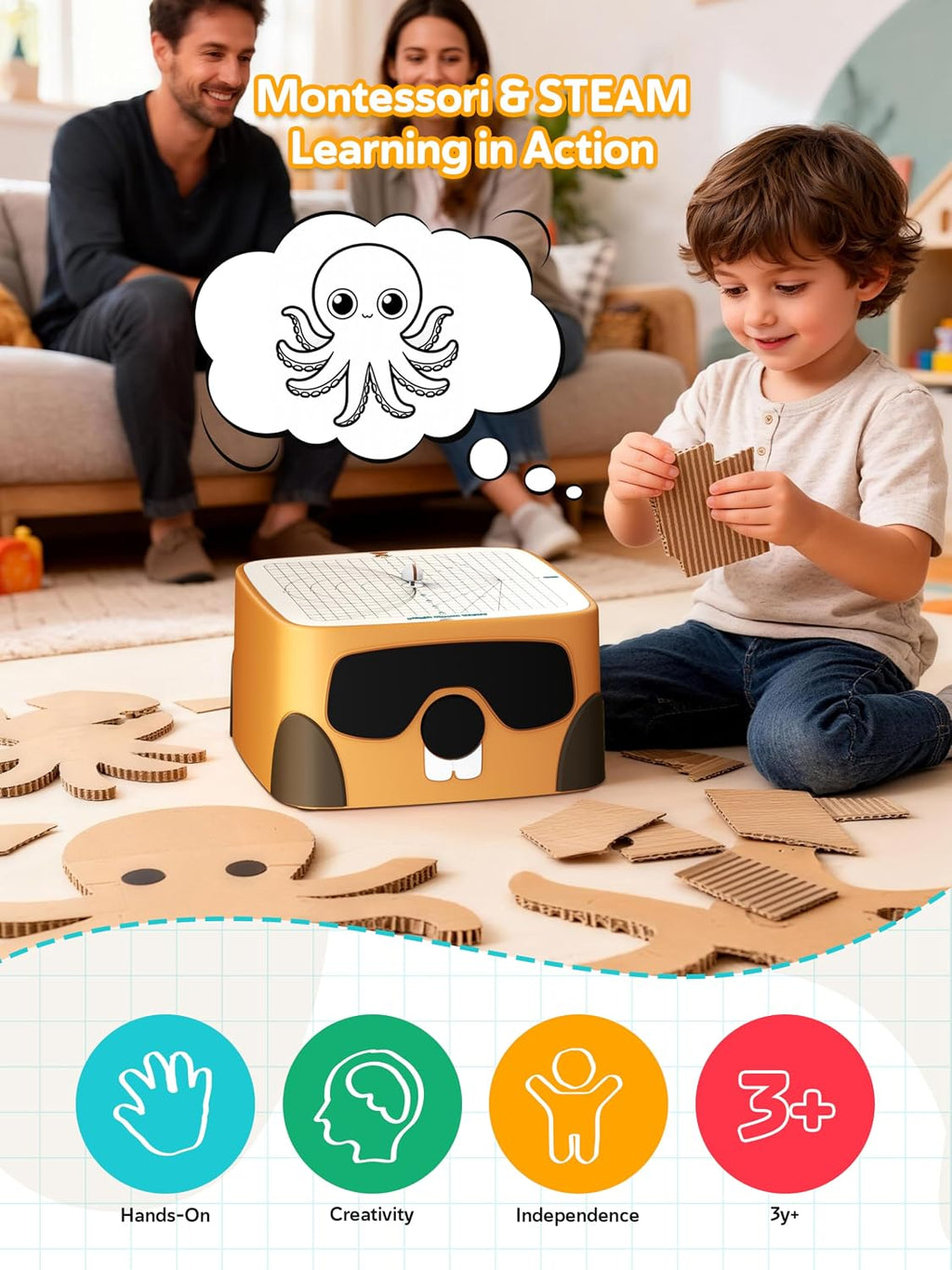 Cardboard Cutter for Kids, Safe DIY Cardboard Tool Kit