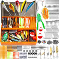 PLUSINNO Fishing Lures Tackle Box - Compact Fishing Gear for Bass Trout