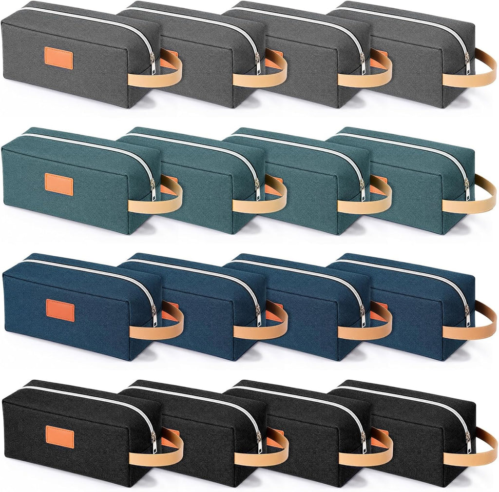 Paterr 16 Pcs Travel Toiletry Bag Groomsmen Gift Bags Bulk, Classic