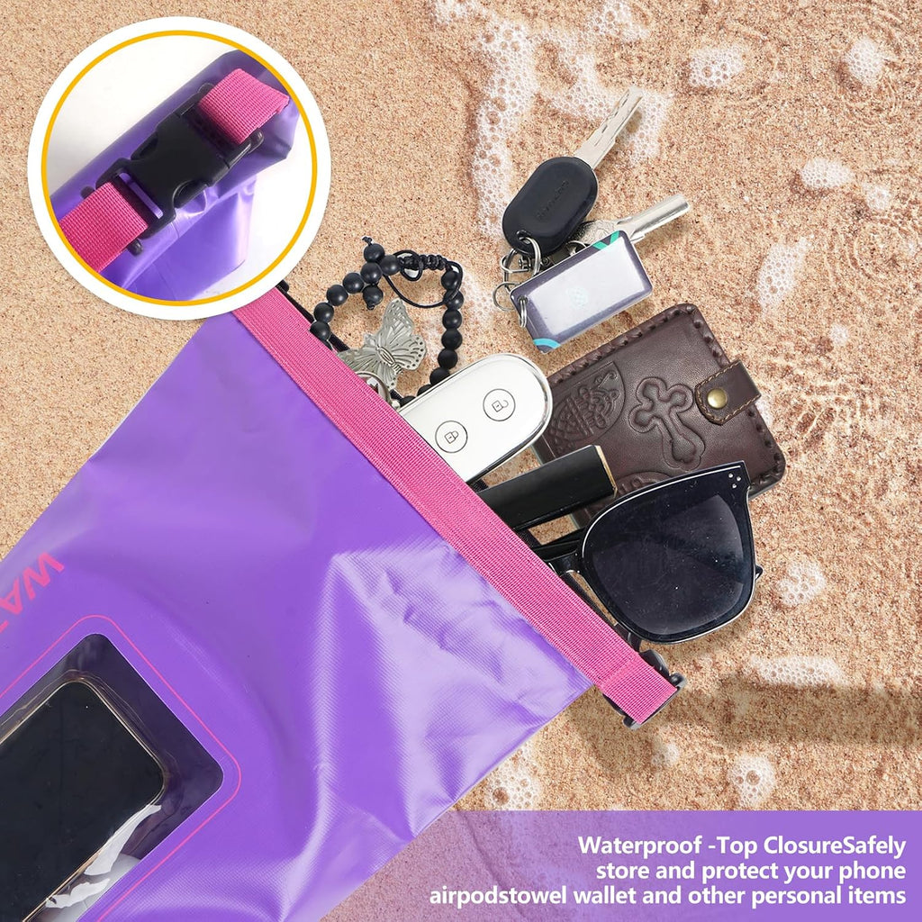 IP68 Waterproof Dry Bag, 5L Roll Top Waterproof Pool Bag