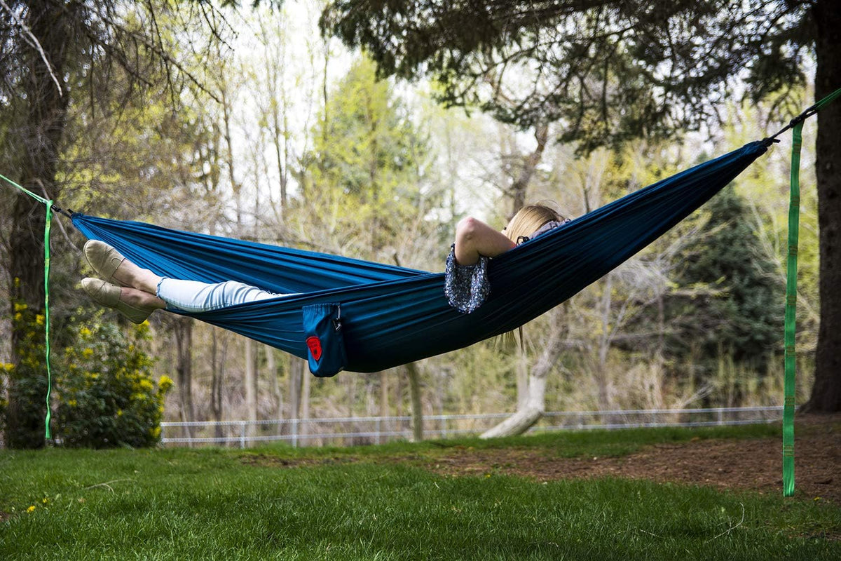 GRAND TRUNK Camping Hammock | 12 oz | Blue