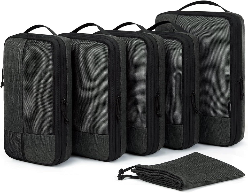 BAGSMART Compression Packing Cubes for Travel, 6 Set