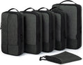 BAGSMART Compression Packing Cubes for Travel, 6 Set