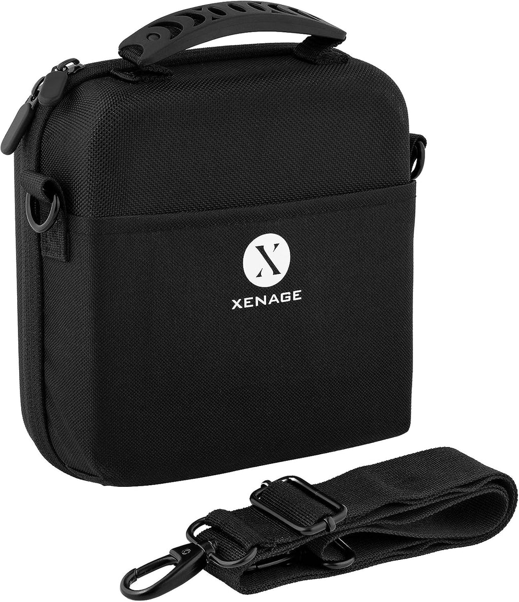 Binocular Case, Hard EVA Protective Storage Case with Water-Resistant Exterior, Carry Handle & Shoulder Strap, Fits Most Compact and Mid-Size Binoculars for Hiking, Hunting, Birdwatching & Travel