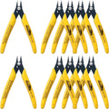 Flush Cutters 10 Pack, 5 Inch Micro Flush Cut Pliers
