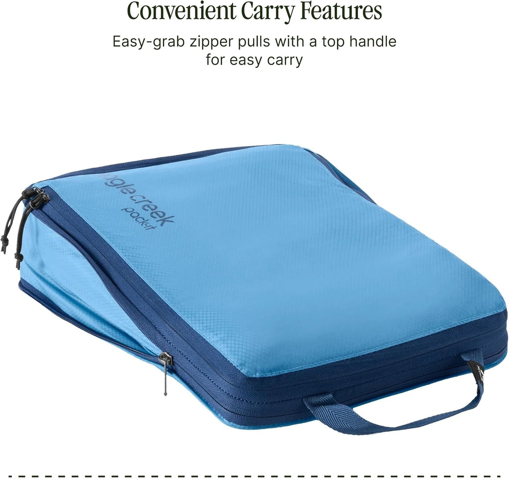 Eagle Creek Pack-It Specter Compression Packing Cubes - Durable, Ultra-Lightweight and Water-Resistant Ripstop Fabric Suitcase Organizer Bags for Clothing and Gear
