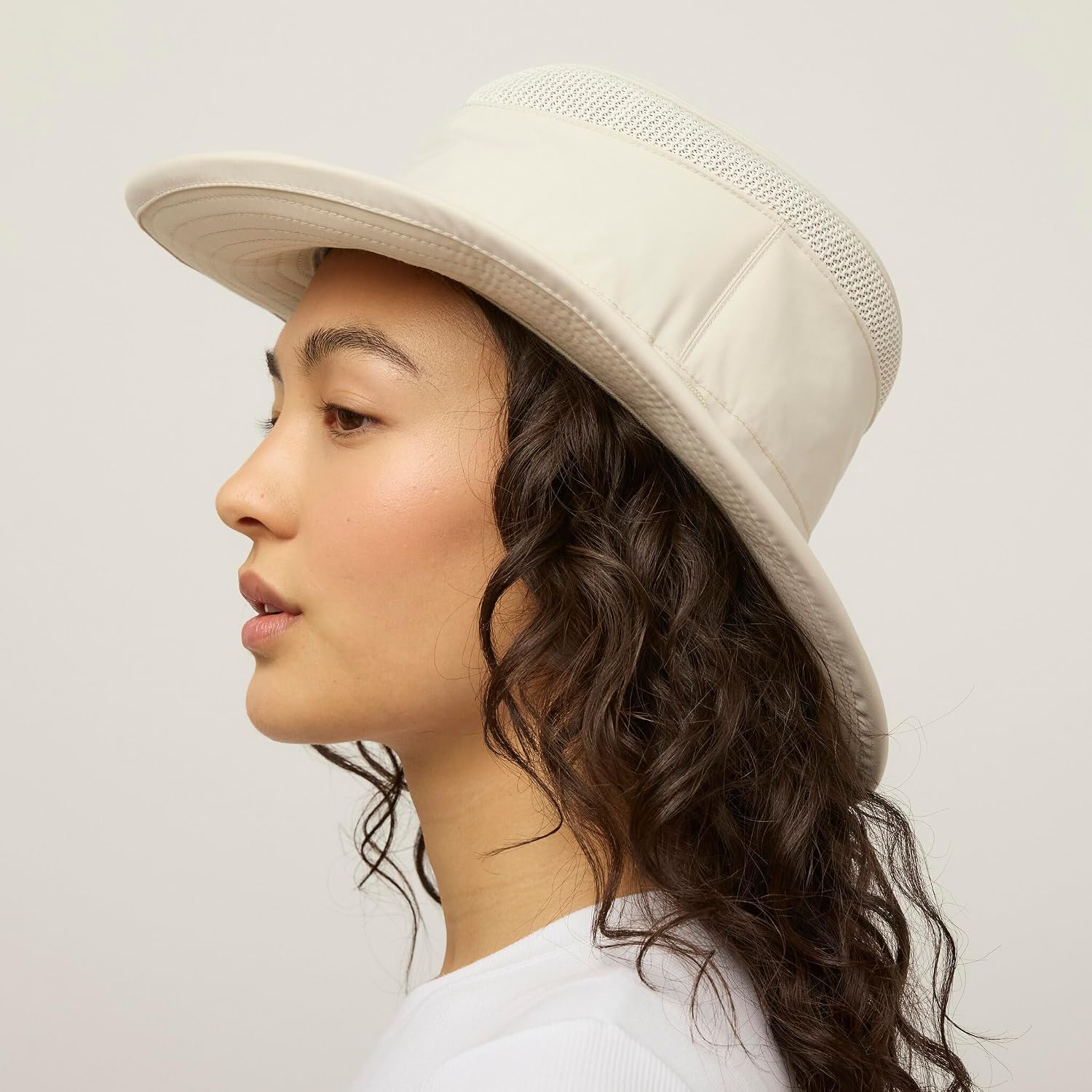 Tilley Womens Ltm5 Airflo Medium Brim Recycled Sun Hat, Olive, 7.75 US