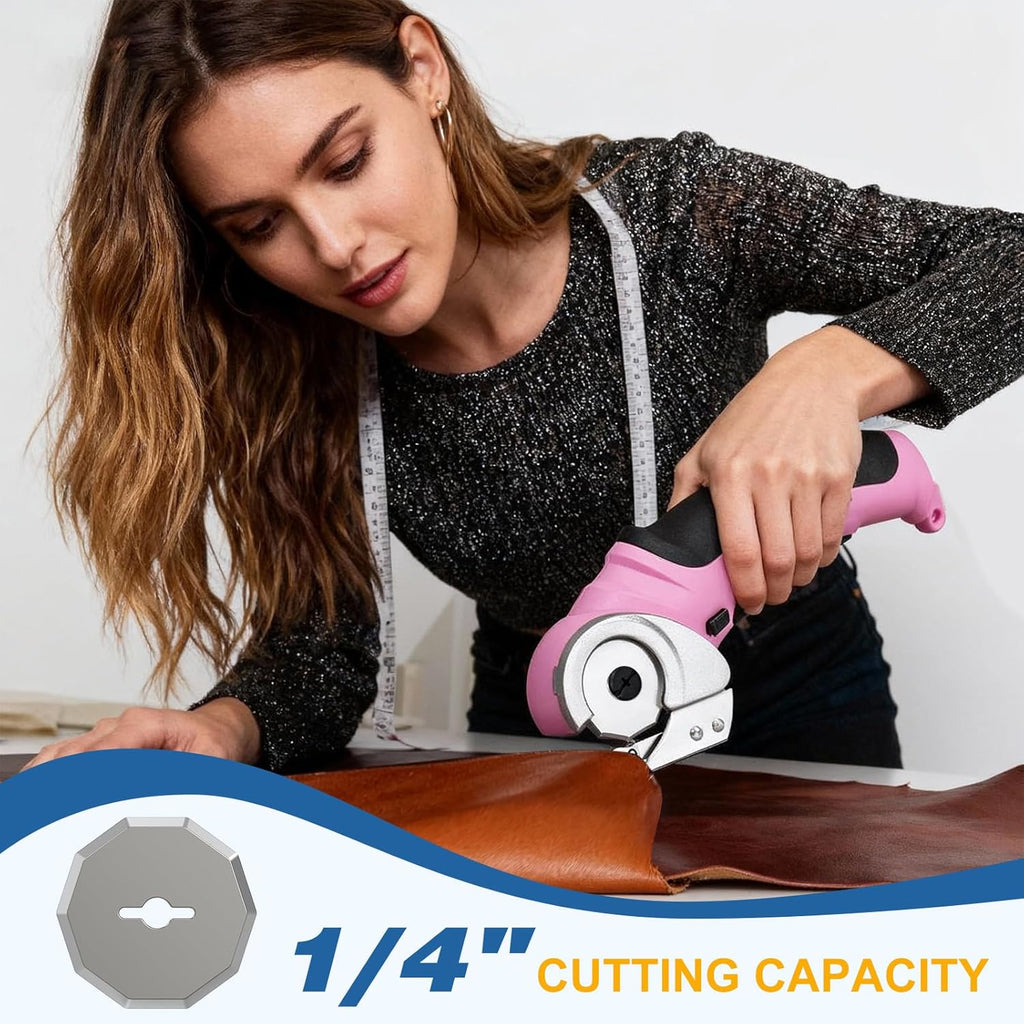 VLOXO Cordless Electric Scissors Cardboard Cutter with Replacement Blade