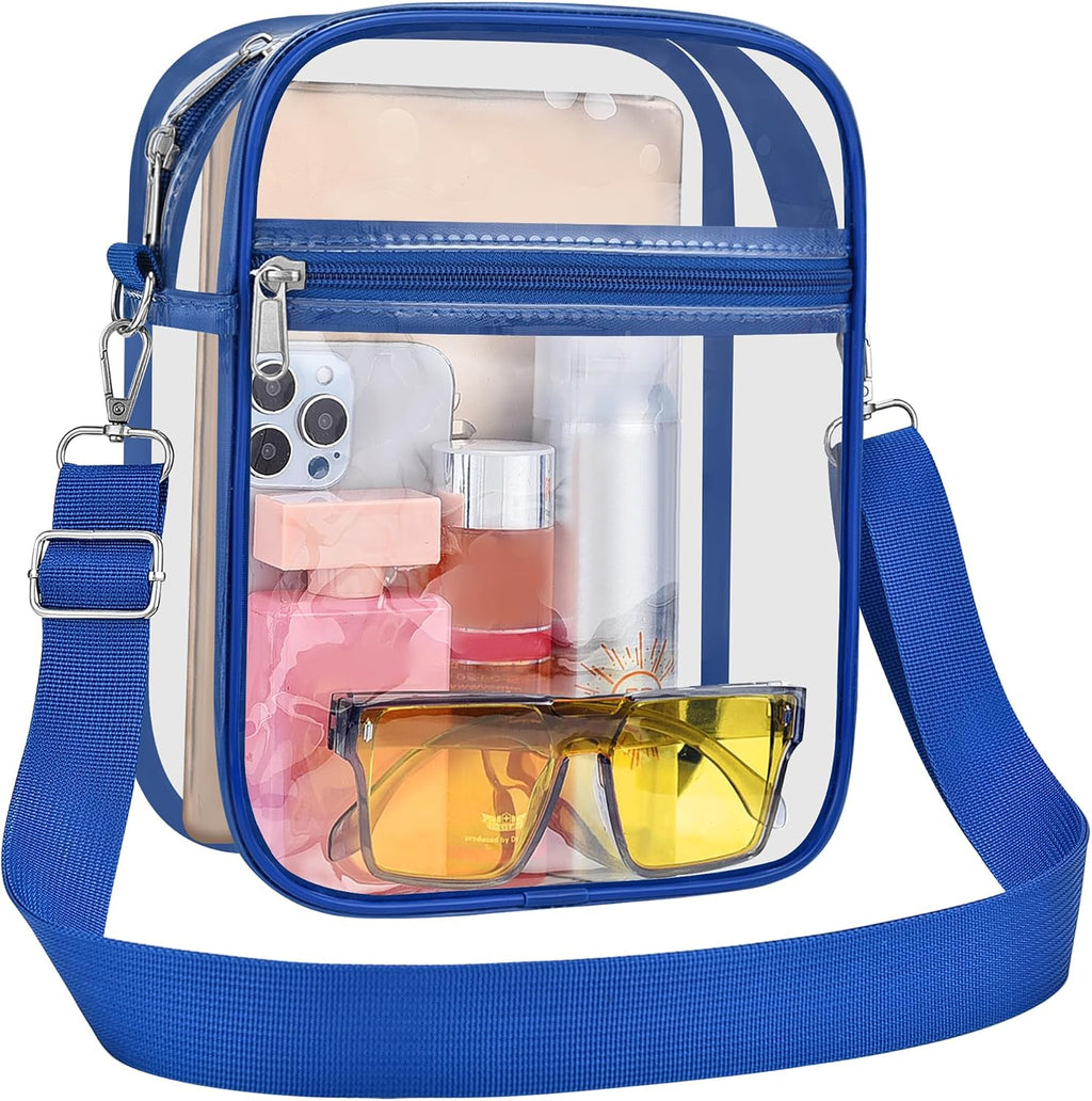 USPECLARE Clear Purse for Stadium Events Transparent Messenger Bag