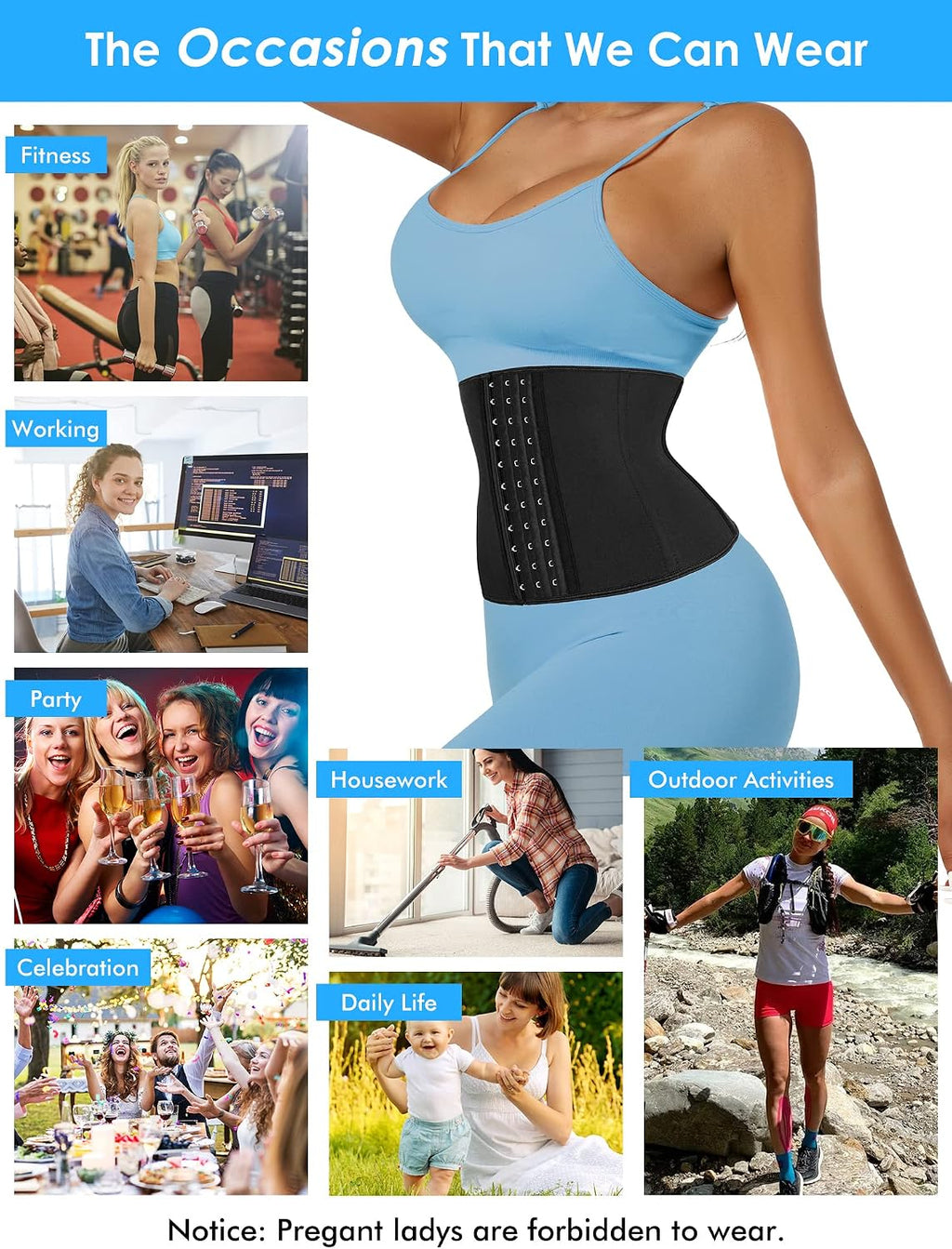 Short Torso Waist Trainer for Women Faja Body Shaper