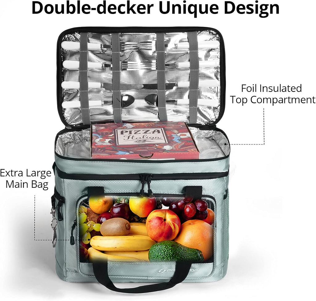 Maelstrom 24/30/60 Can Soft Cooler Bag, Double Deck Portable Ice Chest