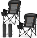 LET'S CAMP Oversized Camping Chairs High Back Heavy Duty Lawn Chair 500LBS
