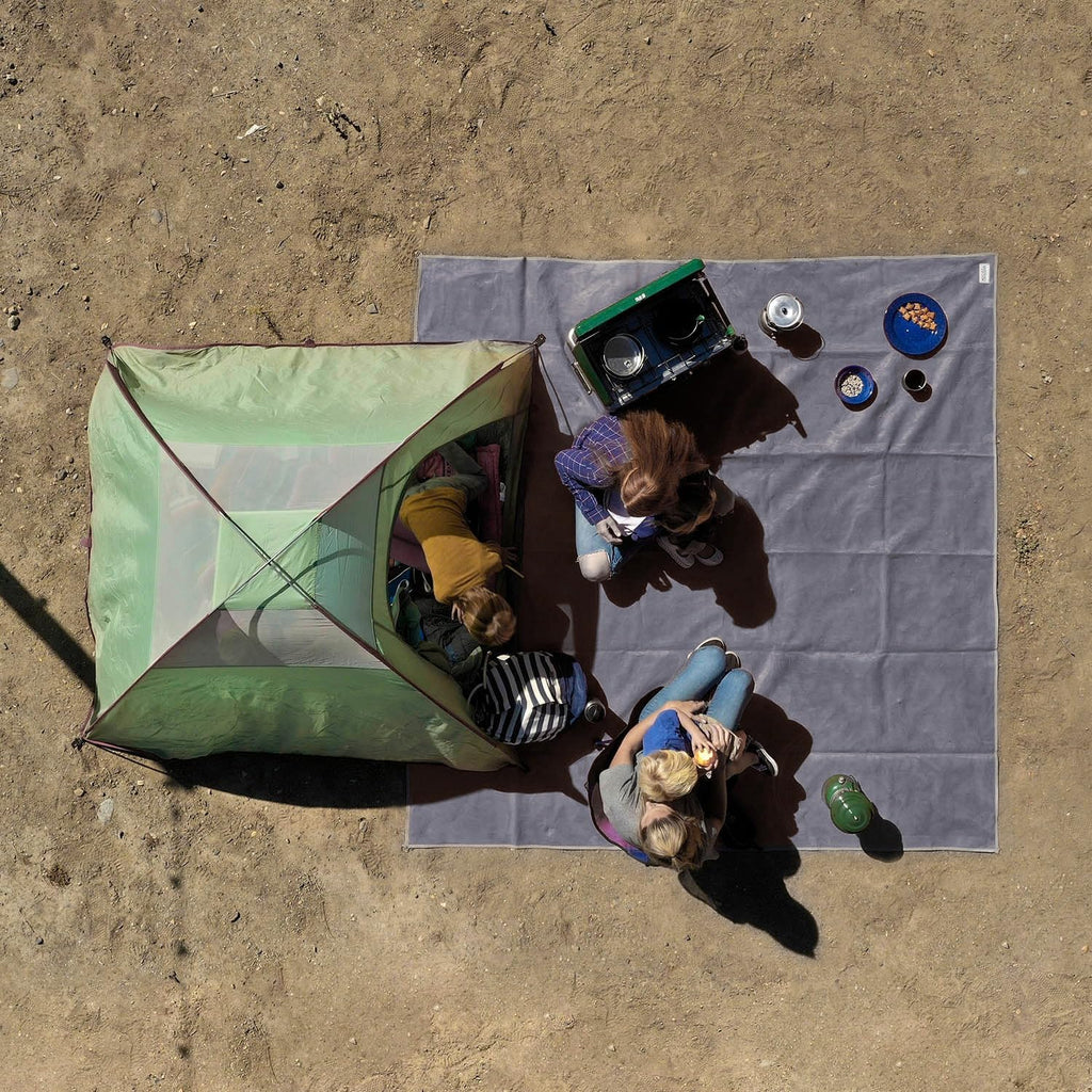 CGEAR Original Sand-Free Outdoor Camping Mat – Beach, Picnic & Camping Ground Mat with Carry Pouch