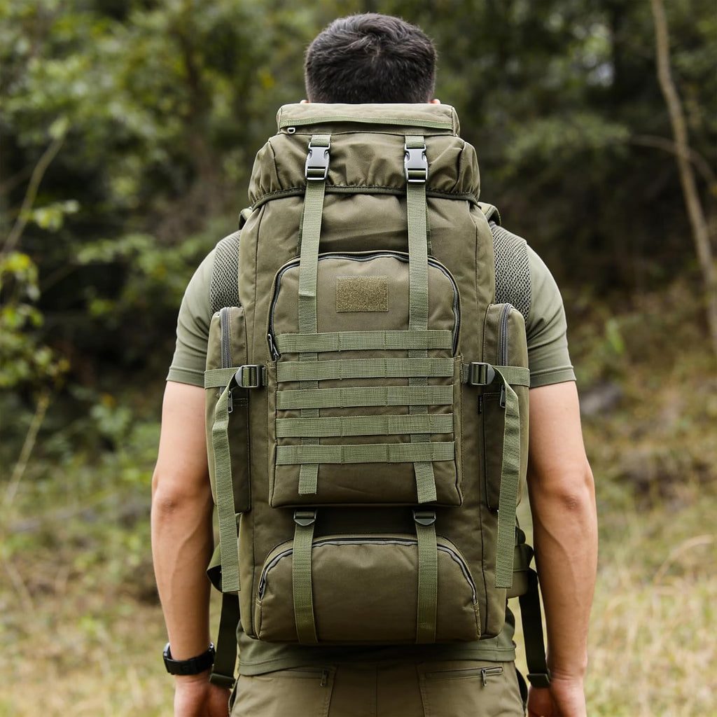 Hiking Backpack for Men 70L/100L Camping Backpack Military Rucksack Molle 3 Days Assault Pack for Climbing