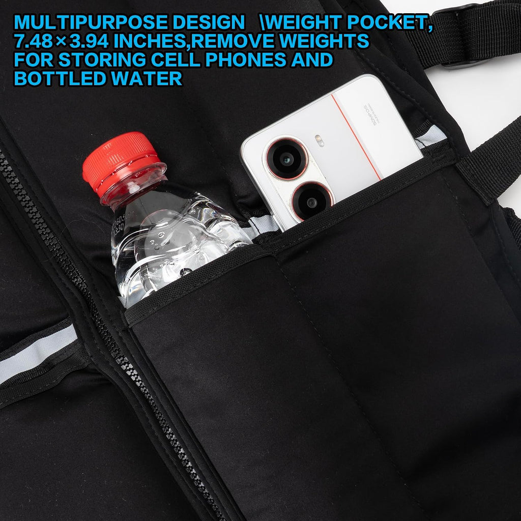 Adjustable 2‑35 lbs Soft Weighted Vest
