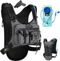 Criuage USA Patent Running Hydration Vest Backpack, Lightweight Chest Pack with 2.0L Water Bladder Bag Daypack for Hiking Running Cycling Race Marathon for Women Men