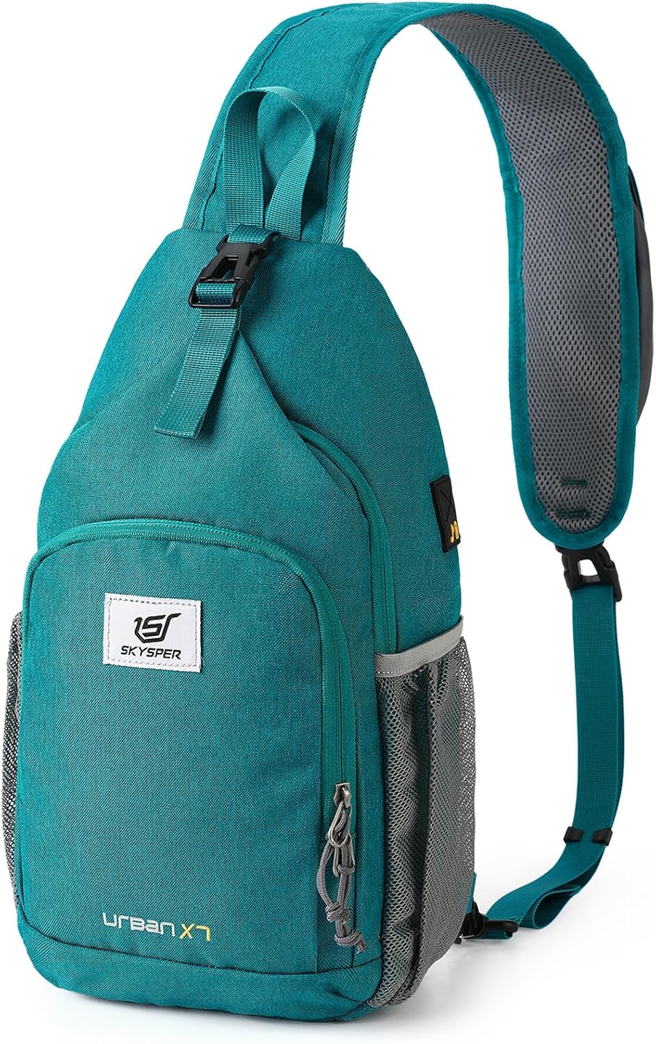 SKYSPER Sling Bag RFID Crossbody Sling Backpack Cross Body Shoulder Bag Travel Hiking Daypack for Women Men(Army Green)