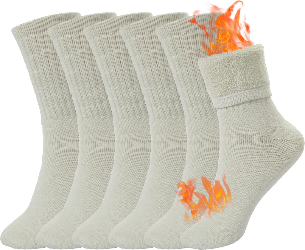BomKinta Wool Hiking Socks Women Merino Thick Warm Thermal Boot Sock 5-11