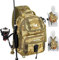 KastKing BaitSpace Fishing Sling Bag, Fishing Backpack with Rod Holder