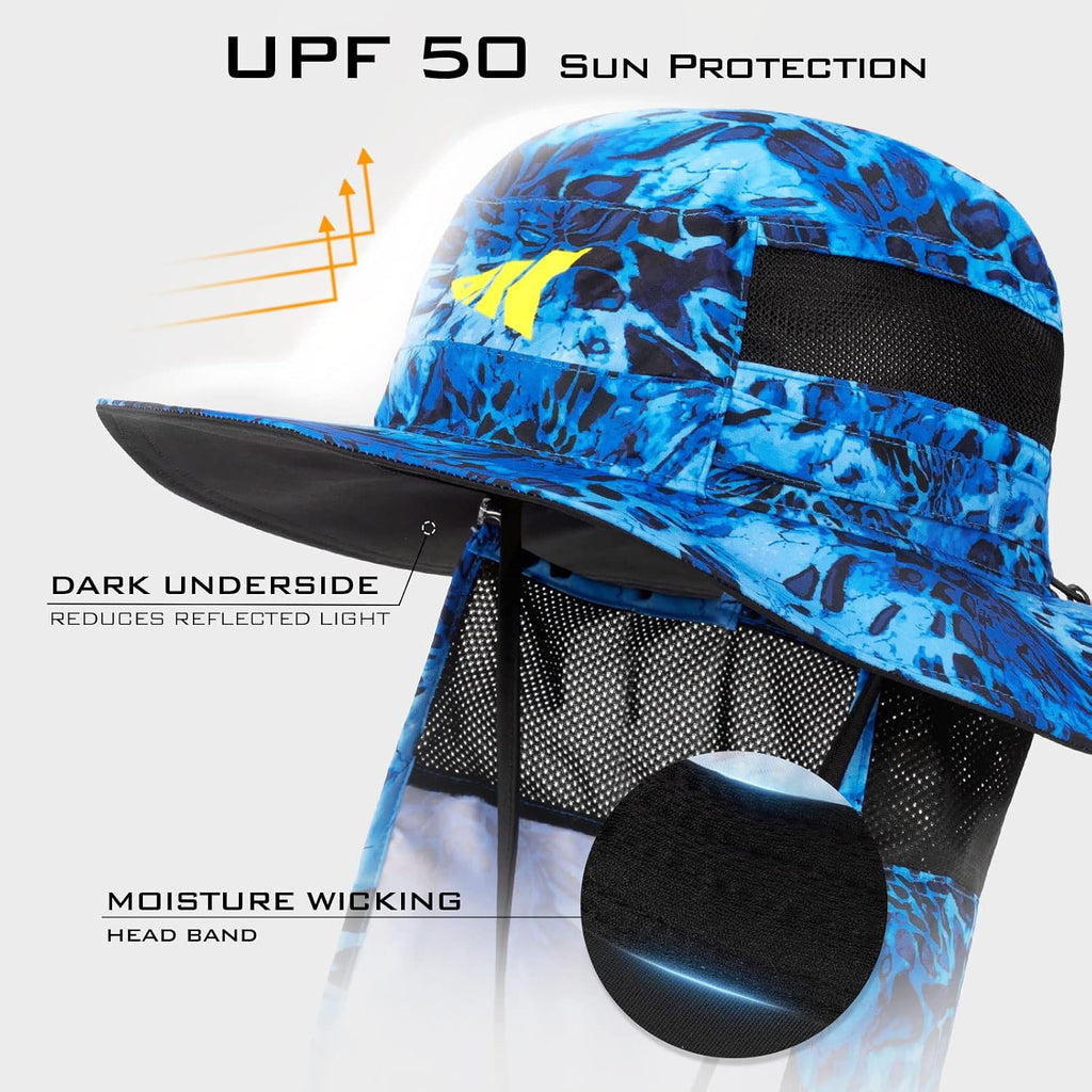 KastKing Sol Armis UPF 50 Boonie Hat for Sun Protection, Men Women