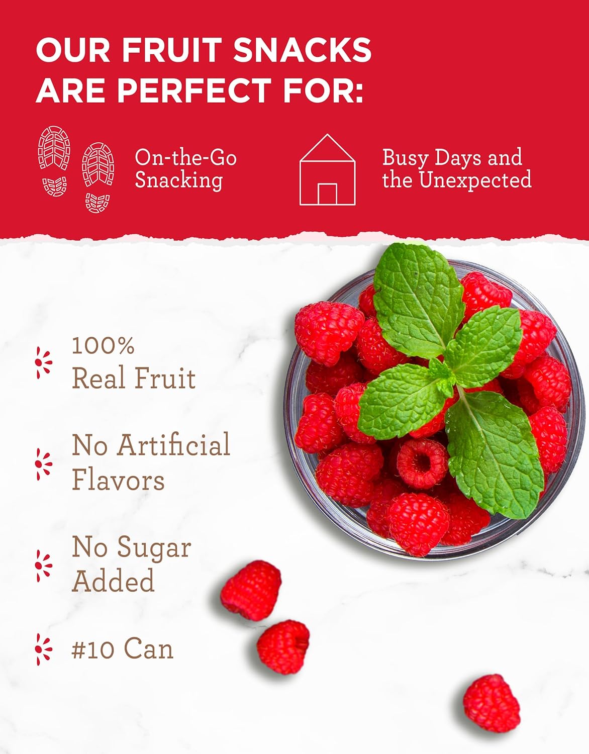 SIMPLE KITCHEN Camping and Outdoors Freeze Dried Raspberries, 22 Servings