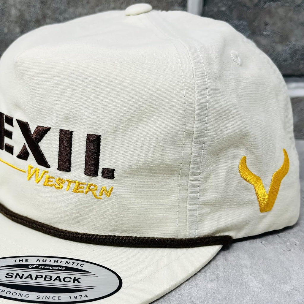 Vexil Unstructured Adjustable Snapback Western Lifestyle Rodeo Southwest Inspired Brand Patch Hat