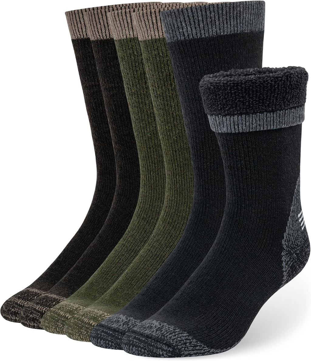 Time May Tell Merino Wool Hiking Boot Socks Cushioned Warm Outdoor Socks