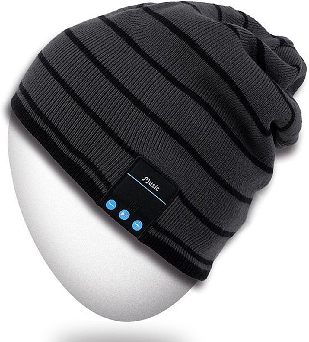Rotibox Bluetooth Beanie Hat with Headphones for Outdoor Sports Xmas Gifts