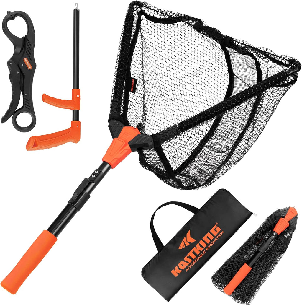 KastKing Pontus Floating Fishing Landing Net with Built-in Length Scale