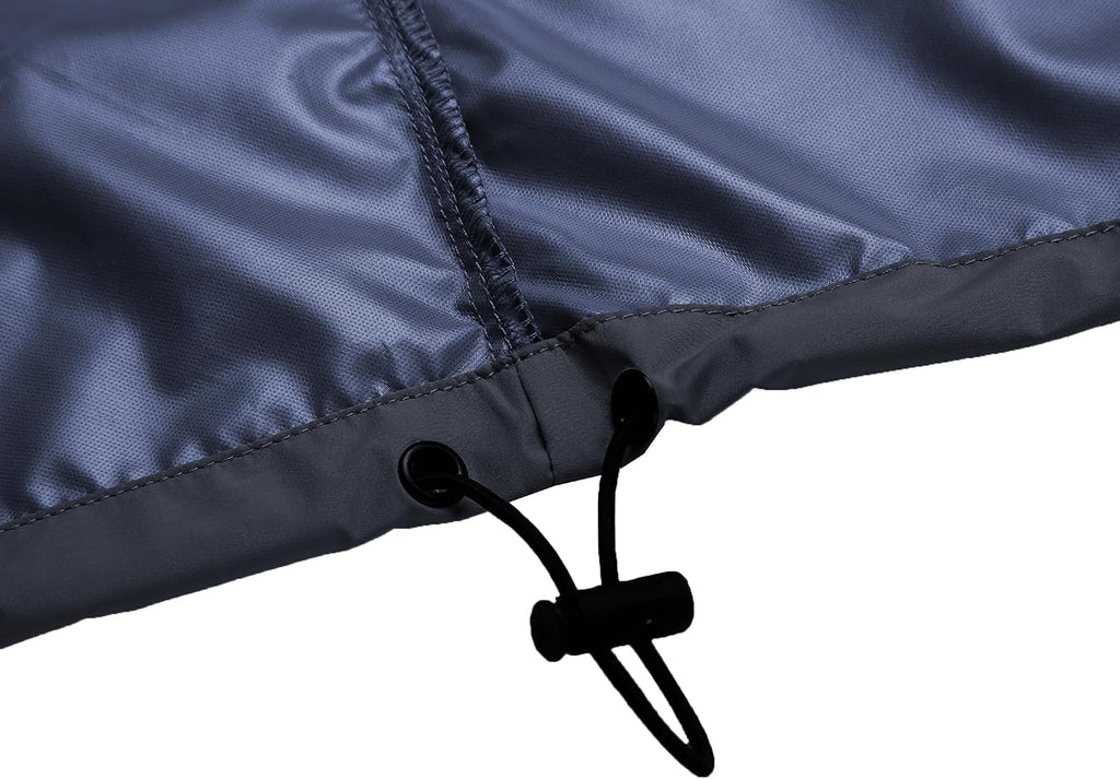COOFANDY Men's Rain Suit 2 Piece Waterproof Breathable Rain Gear Lightweight Rain Jacket Pants Rainwear Suit