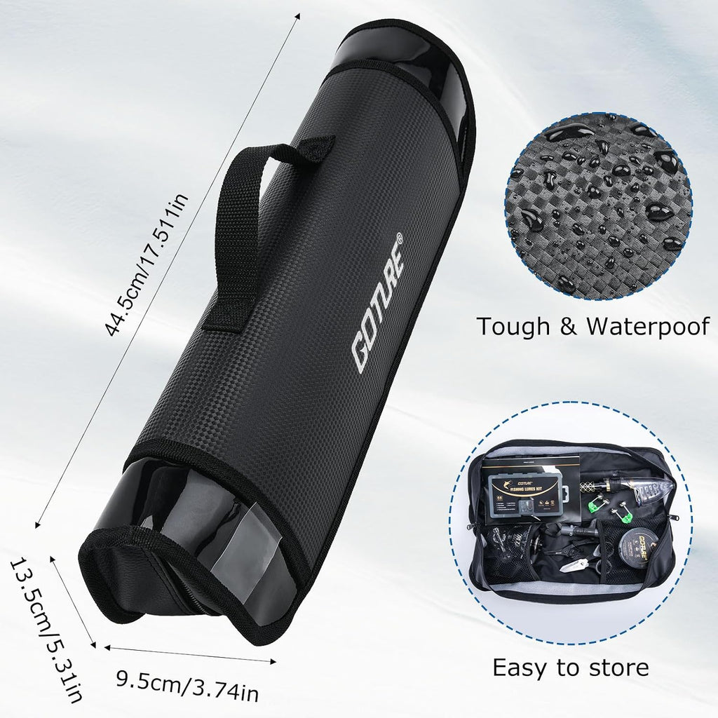 Goture Telescopic Fishing Rod and Reel Combo with Carrier Bag,1.8M-2.7M