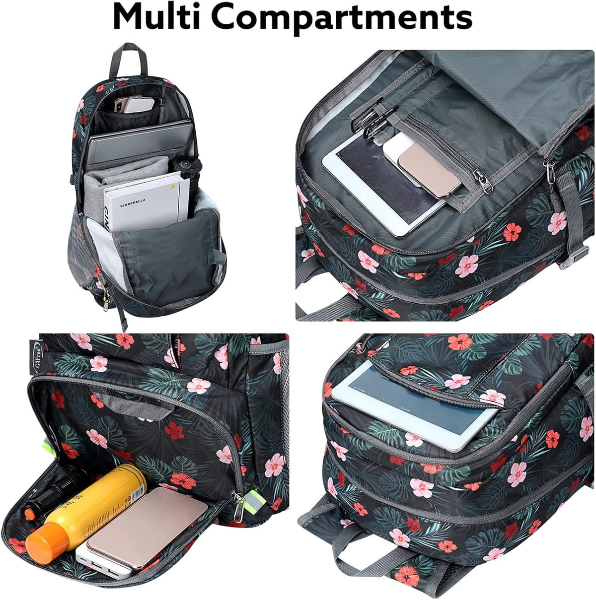 G4Free 40L Lightweight Packable Hiking Backpack, Waterproof Travel Daypack
