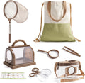 ROBOTIME Kids Explorer Kit, Outdoor Bug Catcher Kit for Kids with Magnifying Glass & Butterfly Net, Fun Bug Catching Kit for Backyard & Camping, Bug Catcher for Boys & Girls 3-12