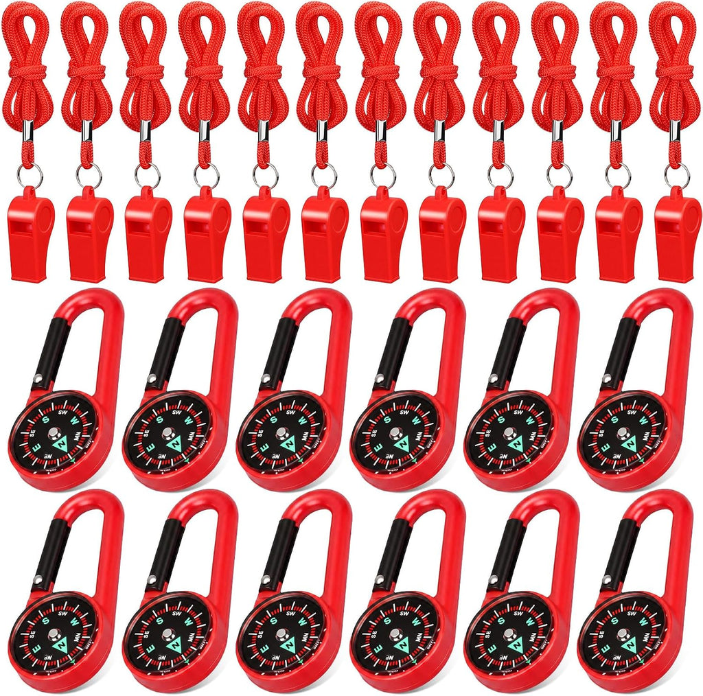 Honoson Emergency Whistle Compass Set